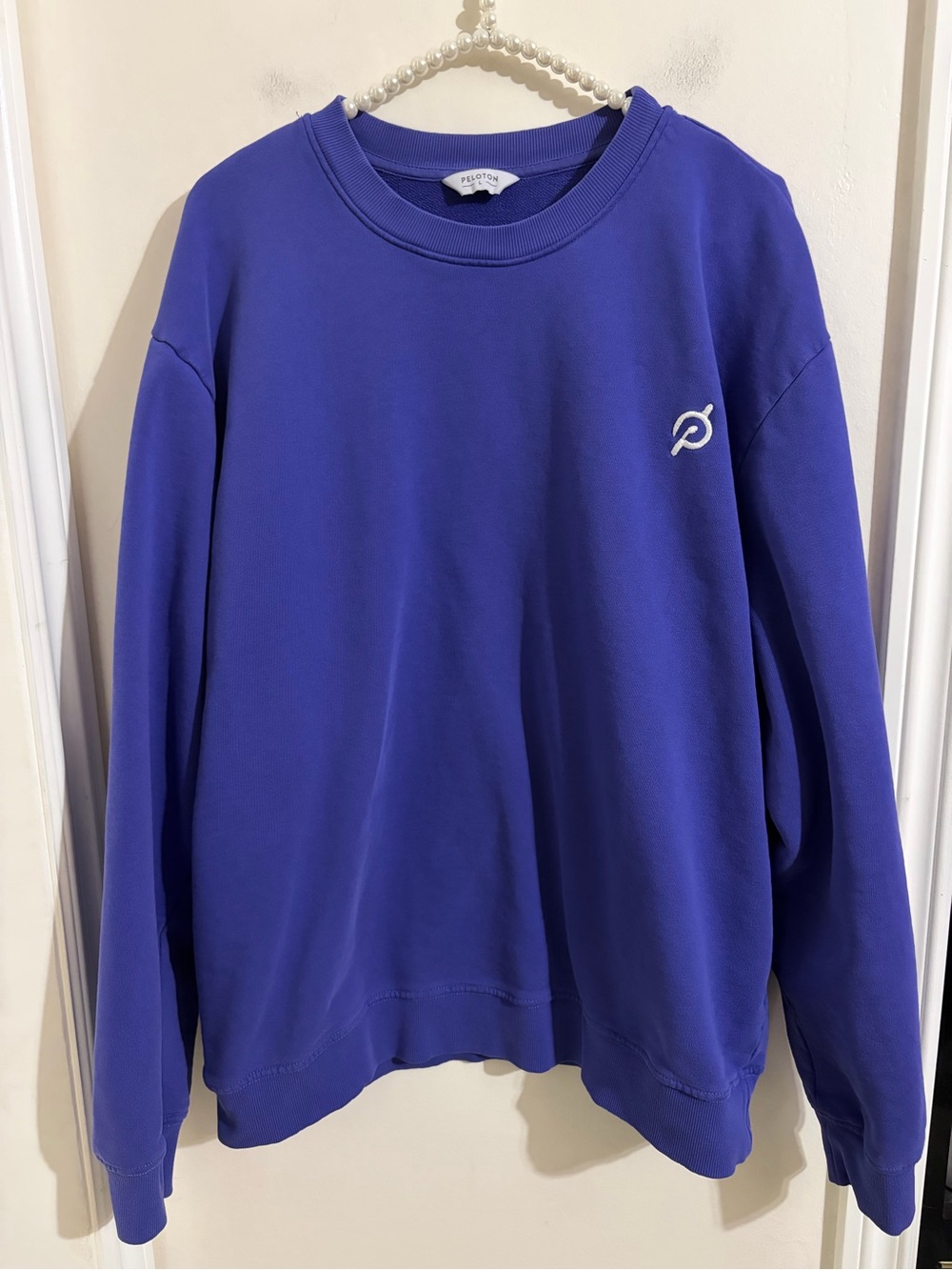 Peloton Crewneck Sweatshirt in Vibrant Blue